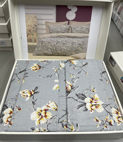 KOMPLET DUO komplet sadrži 2komada navlaka za poplun 140x200+2jastučnice 60x80+1plahtu 240x240