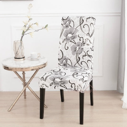 Rastezljive glatke navlake za stolice s uzorkom 6komada samo 20,00€ (GU17)