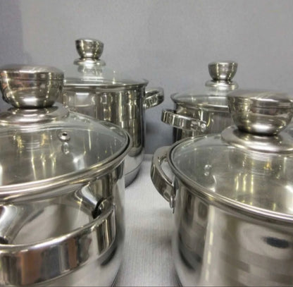 12 djelni set teškog posuđa od INOX 18/10 čelika